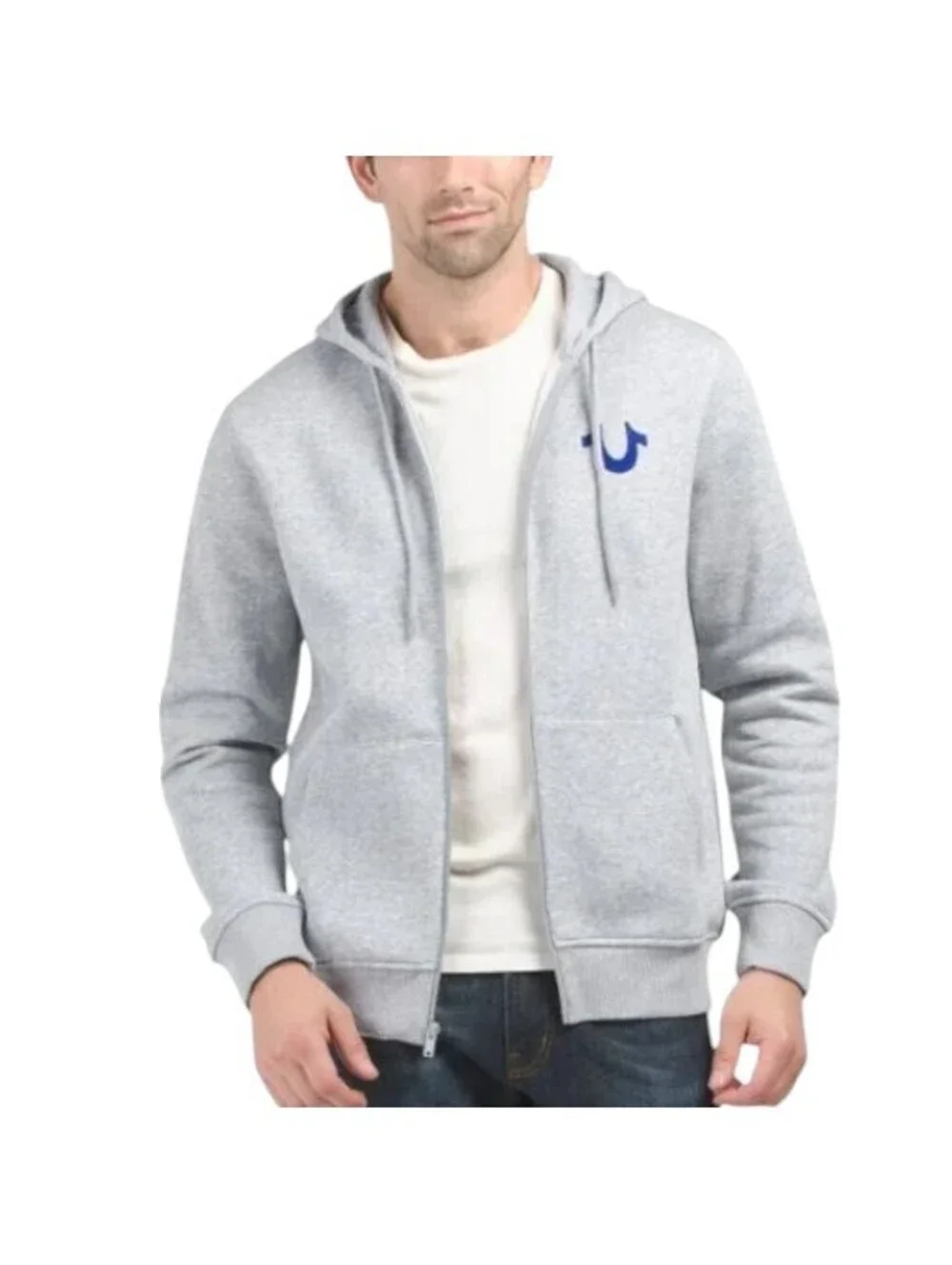 True Religion 2 Piece Outfit Men's Size L Fleece Tracksuit Sweatsuit Outfit NWT